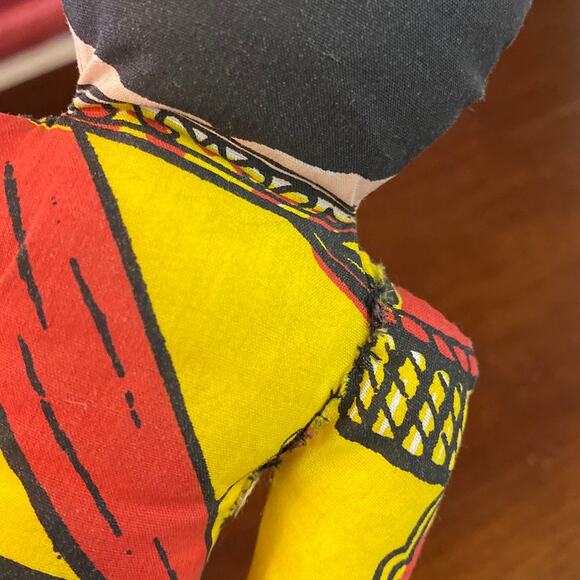 Vintage Commonwealth Flat Plush Toy Soldier Nutcracker 346 Questor Education - Picture 9 of 11